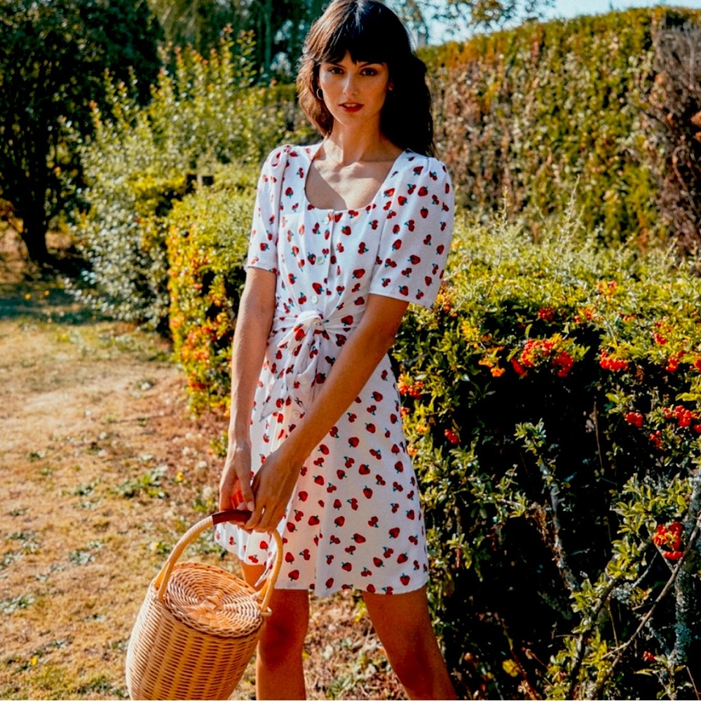 Quanta du Soleil Sally Cherry Print Dress